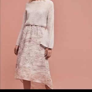 Anthropologie Abstract Slip Dress